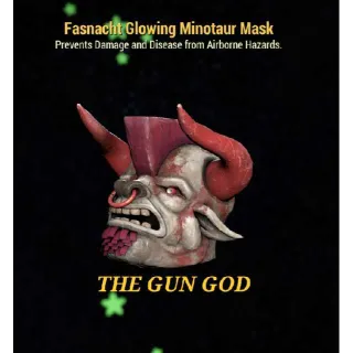 GLOWING MINOTAUR MASK