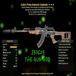 Weapon | J50C25 HANDMAND LVL 45