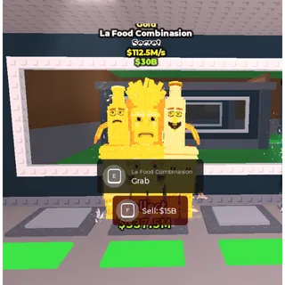 Gold La Food Combinasion 112.5M/s