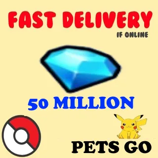 50M Gems | PETS GO