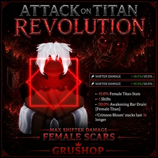 MAX SHIFTER DAMAGE COLOSSAL SCARS | AOTR