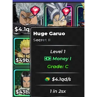 4.1QD HUGE GAROU | ANIME DICE