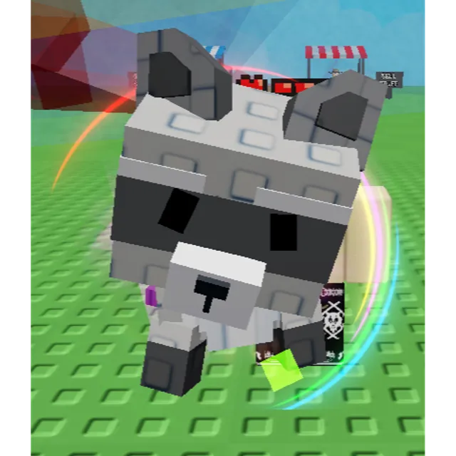 RAINBOW RACCOON | GAG - Roblox Game Item - Gameflip