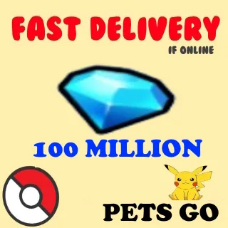 100M Gems | PETS GO