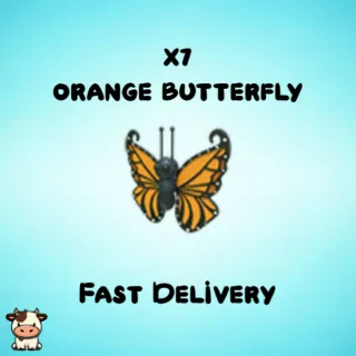 x7 Orange Butterfly