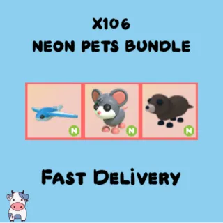 x106 Neon Pets Bundle