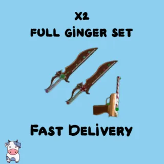 x2 Full Ginger Set