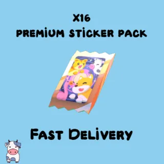 x16 Premium Sticker Pack