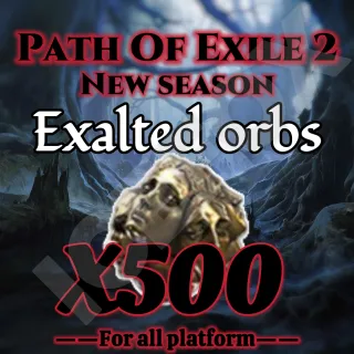 Exalted orbs X500
