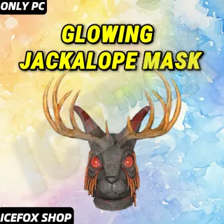 FASNACHT JACKALOPE GLOWING MASK