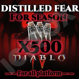 DISTILLED FEAR for season