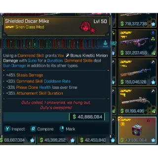 Borderlands 4 Modded Shielded Oscar Mike