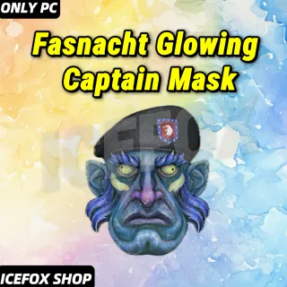 Fasnacht Glowing Captain Mask