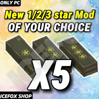 New 1/2/3/4 star mod box 