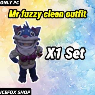 mr fuzzy clean outfit