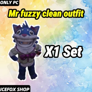 mr fuzzy clean outfit