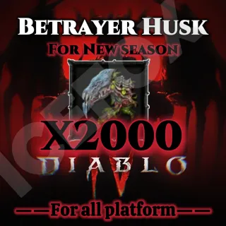 Betrayer Husk X2000