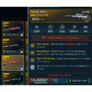 Borderlands 4 Modded Finnity XXX-L 