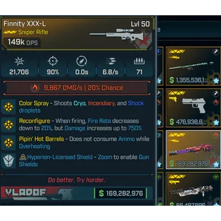 Borderlands 4 Modded Finnity XXX-L 
