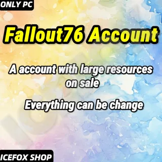 Fallout76 Account lv.2000+