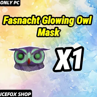 Fasnacht Glowing owl mask