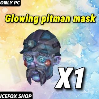 Glowing pitman mask