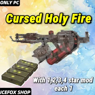 Cursed Holy Fire with 4 mod box