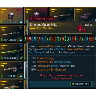Borderlands 4 Modded Shielded Oscar Mike