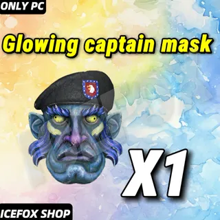 Fasnacht Glowing Captain Mask