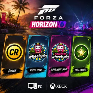 FORZA HORIZON 6 | 250.000.000 CREDITS | 250.000.000 SUPER WHEELSPIN | 250.000.000 CAR MASTERY | PC / XBOX