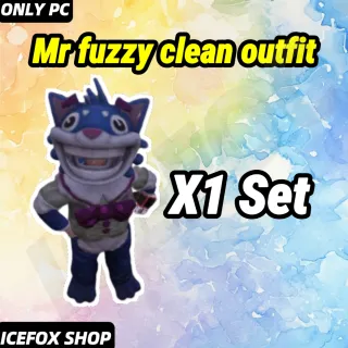 mr fuzzy clean outfit