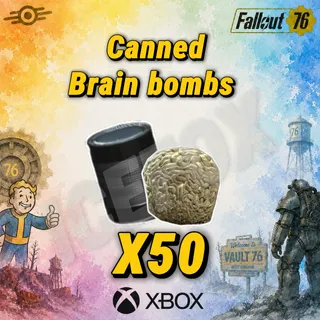 Canned brain bombs X50
