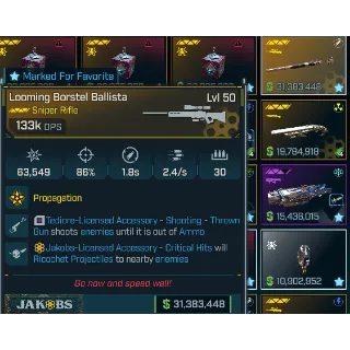 Borderlands 4 Modded Looming Borstel Ballista