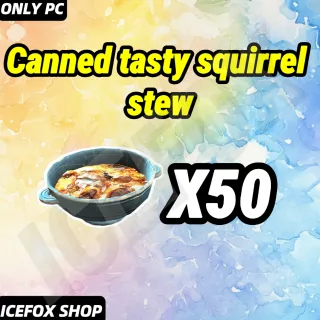 Canned tasty squirrel stew