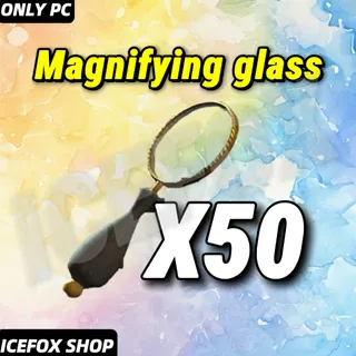 Magnifying glass X50