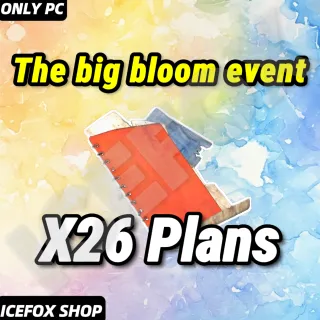 The big bloom event plan set