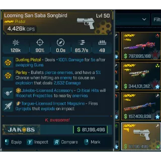 Borderlands 4 ModdedSan Saba Songbird