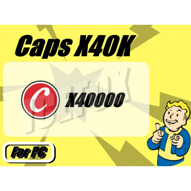 Caps | 40,000C - Fallout 76 Game Item - Gameflip