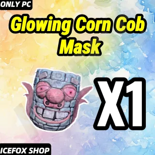 Fasnacht Glowing Corn Cob Mask