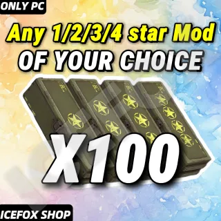 ANY 100 LEGENDARY MODS OF YOUR CHOICE