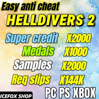 HELLDIVERS 2 2000 super credit 