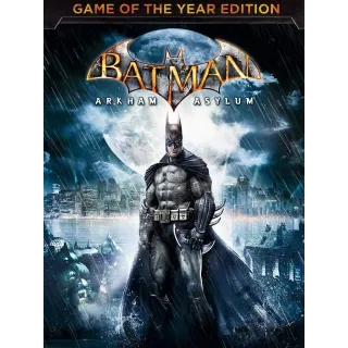 Batman: Arkham Asylum - Game of the Year Edition (Steam)