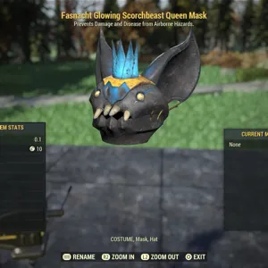 Glowing Scorchbeast Mask
