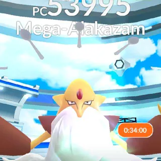 Pokémon go Mega-Alakazam Raid Invitation X 3