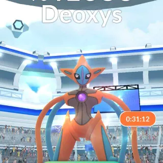 Pokémon go Deoxys Raid Invitation X 3