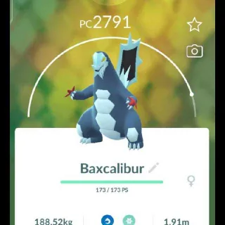 Pokémon go Baxcalibur
