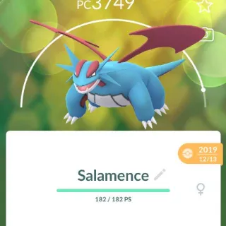 Pokémon go Level 40 Salamence