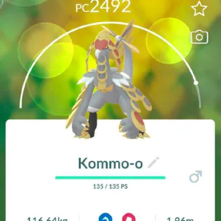 Pokémon go Kommo-o