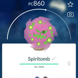 Pokémon go Spiritomb