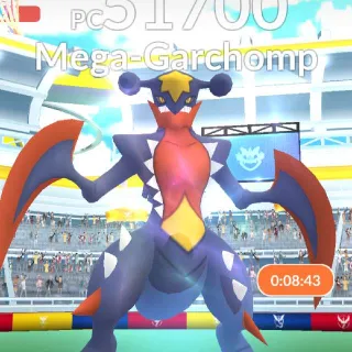 Pokémon go Mega-Garchomp Raid Invitation X 3